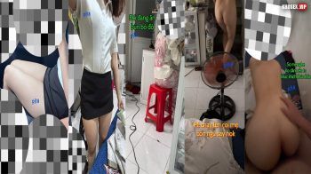 Nàng Pita dáng sinh viên vừa chịch vừa ngó chừng mẹ, ướt át từ đầu tới cuối